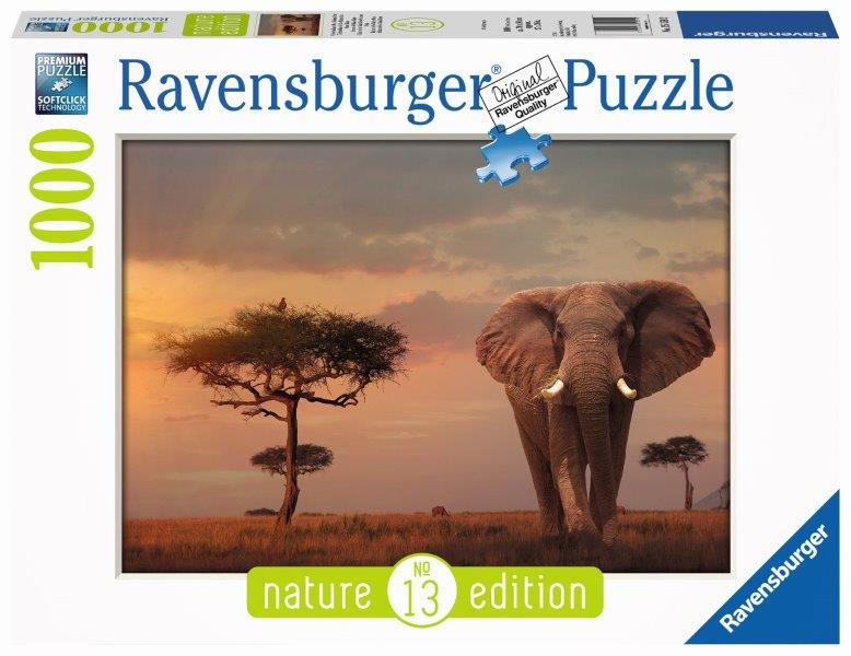 Ravensburger: Elephant of the Massai Mara 1000pc