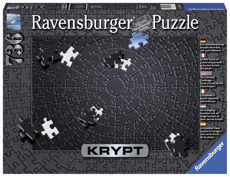 Ravensburger: KRYPT Black Puzzle 736pc