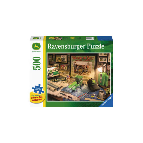Ravensburger: John Deere Work Desk Puzzle 500pcLF