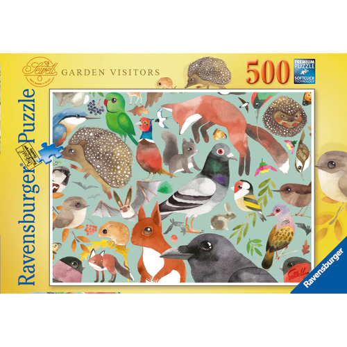 Ravensburger: Garden Visitors 500pc