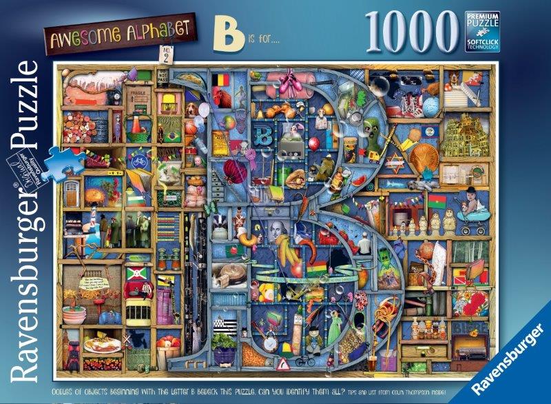 Ravensburger: Awesome Alphabet B Puzzle 1000pc