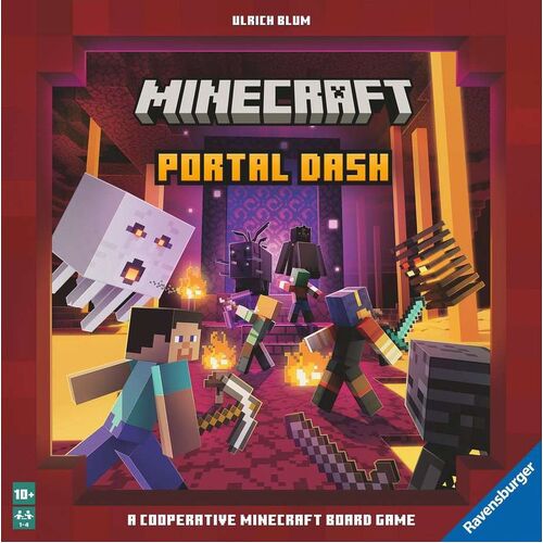Minecraft: Portal Dash - A Co-Operative Minecraft Board Game
