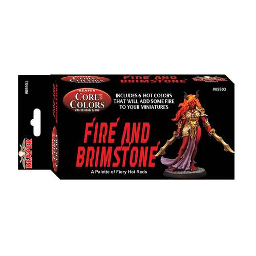 Fire and Brimstone: Hot Reds Fast Palette (6 colors)