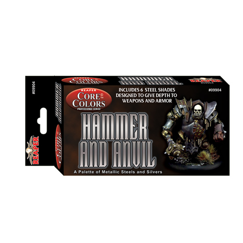 Hammer and Anvil: Steel Metallics Fast Palette (6 colors)