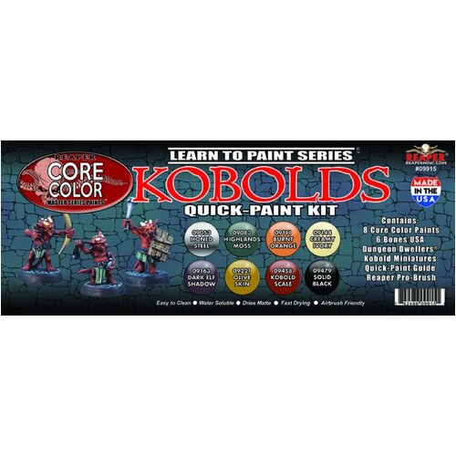 Reaper Bones Learn to Paint Kobolds QuickPaint Kit