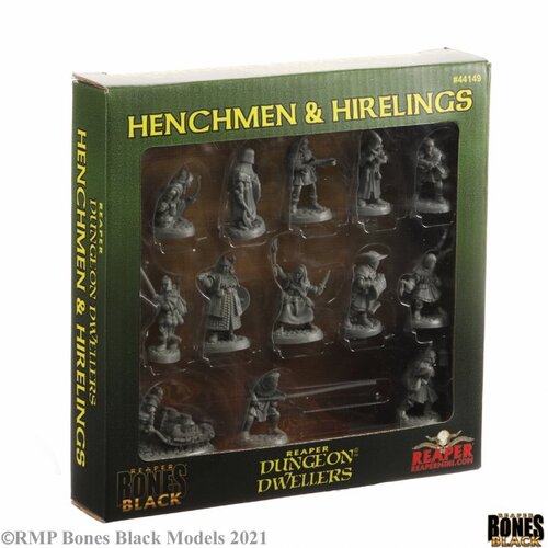 Reaper Bones Black: Henchmen and Hirelings Boxed Set