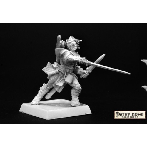 Pathfinder Miniatures: 60001 Valeros, Iconic Male Human Fighter