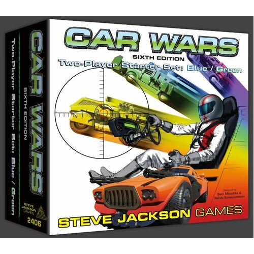 Car Wars 6th Edition: Two Player Starter Set Blue / Green