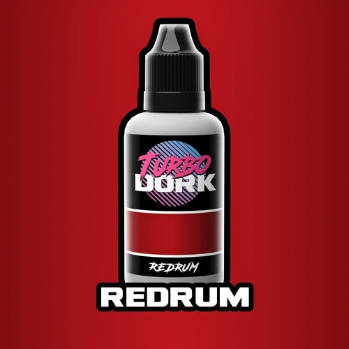 Turbo Dork Redrum Metallic Acrylic Paint 20ml Bottle