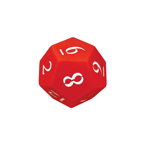 Dice: 12 Face Number 1-12 PVC – 100mm