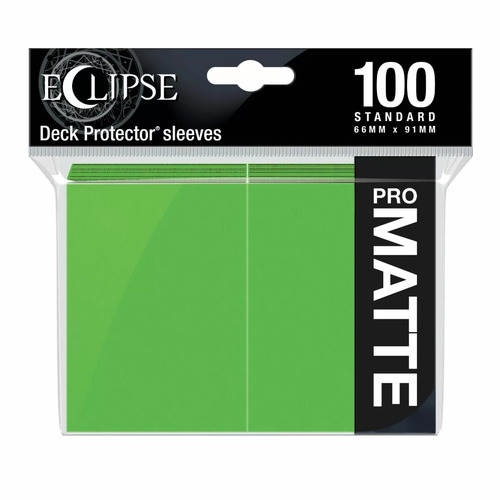 Ultra-Pro Eclipse Sleeves: Standard - Matte 100ct Lime Green