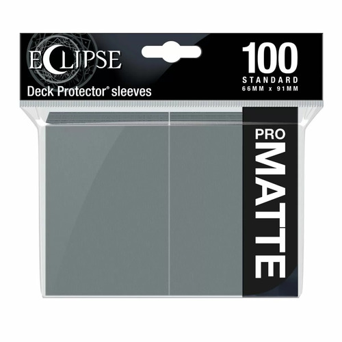 Ultra-Pro Eclipse Sleeves: Standard - Matte 100ct Smoke Grey