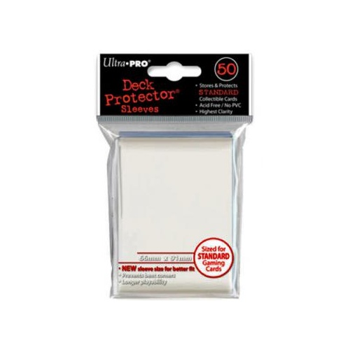 Ultra-Pro Deck Protector Sleeves: White Solid (50)