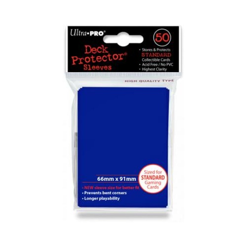 Ultra-Pro Deck Protector Sleeves: Blue Solid (50)
