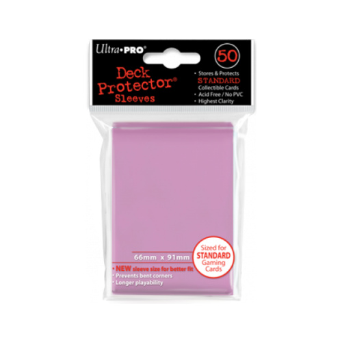 Ultra-Pro Deck Protector Sleeves: Pink Solid (50)