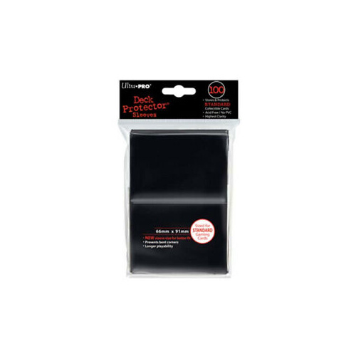 Ultra-Pro Deck Protector: Black Solid (100)