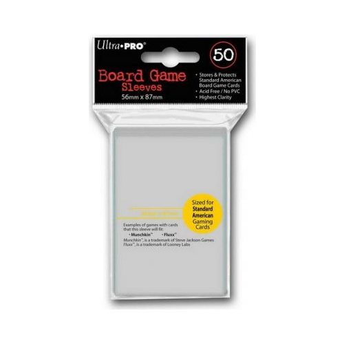 Board Game Sleeves 56 x 87mm (50)