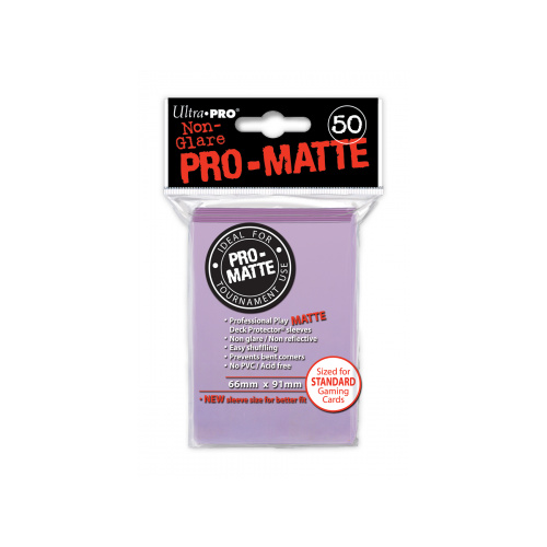 Ultra-Pro Deck Protector Sleeves: Lilac Pro-Matte (50)