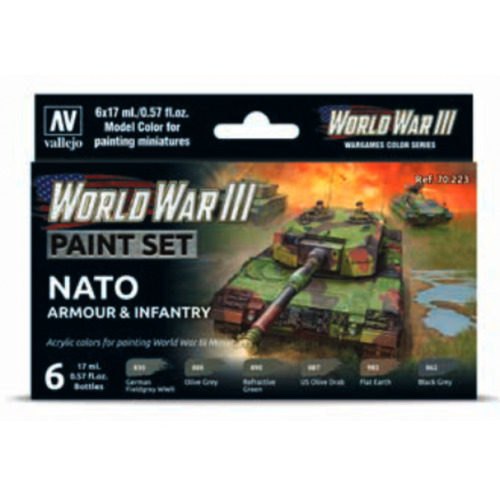 Team Yankee: World War III NATO Armour & Infantry Paint Set