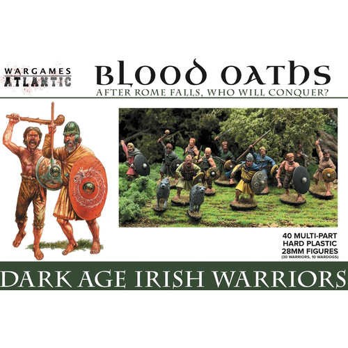 Dark Age Irish Warriors - 30 28mm Dark Age Warriors