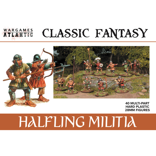 Classic Fantasy: 28mm Halfling Militia