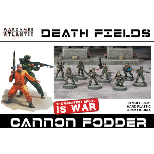 Cannon Fodder- 30x 28mm Sci-fi Infantry - Death Fields