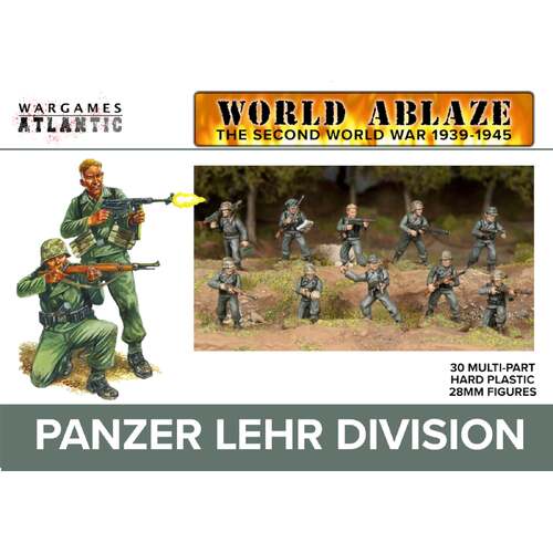 Panzer Lehr Division (1939-1945) - 30x WWII 28mm Infantry