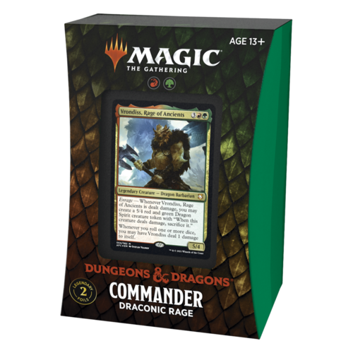 Magic the Gathering: Adventures in the Forgotten Realms -Draconic Rage Commander Deck