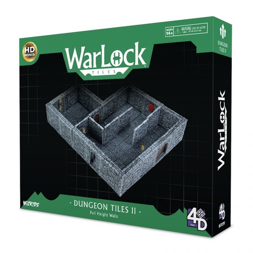 WarLock Tiles - Dungeon Tiles II Full Height Stone Walls