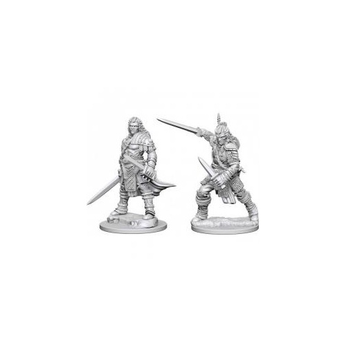 Pathfinder Deep Cuts Unpainted Minis — Male Human Fighter