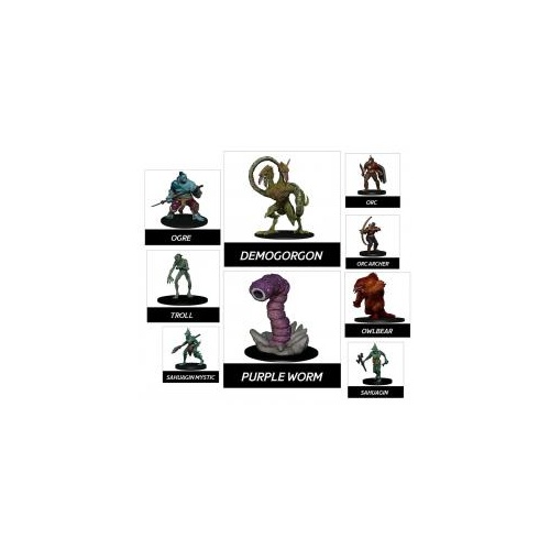 Dungeons & Dragons Fantasy Miniatures: Icons of the Realms Classic Creatures Box Set