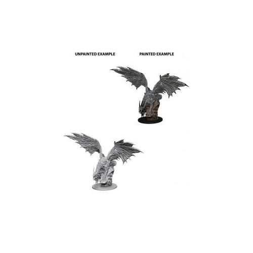 Pathfinder Deep Cuts Unpainted Minis — Silver Dragon (H)