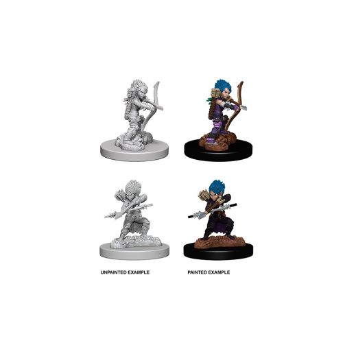 Pathfinder Deep Cuts Unpainted Minis — Female Gnome Rogue