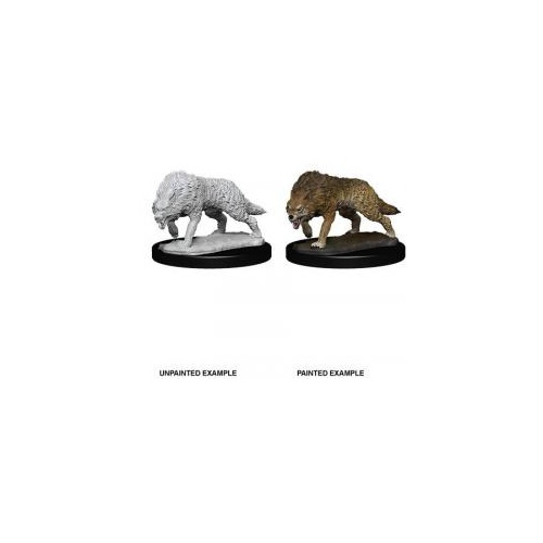 Pathfinder Deep Cuts Unpainted Minis — Timber Wolves