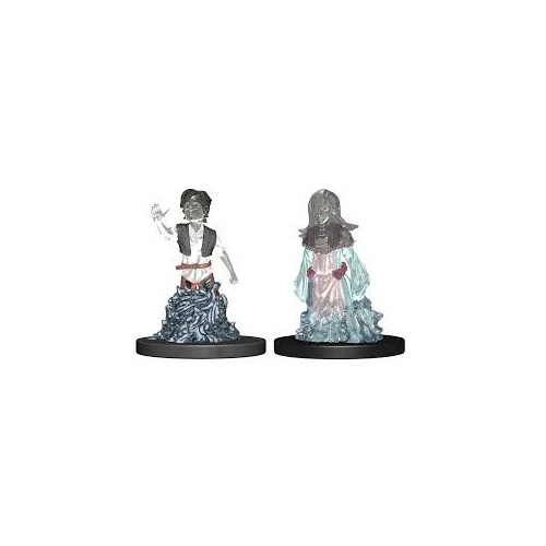 WizKids Wardlings Pre-painted Miniatures: Ghost (Female) & Ghost (Male)