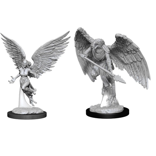 D&D Nolzurs Marvelous Unpainted Miniatures: Harpy and Aarakocra