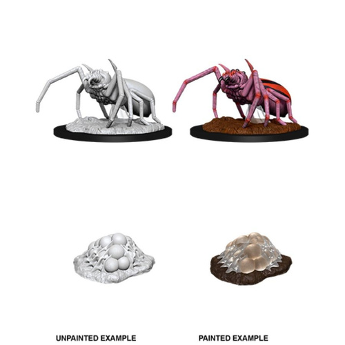 D&D Nolzurs Marvelous Unpainted Miniatures Giant Spider & Egg Clutch