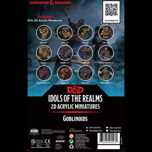 D&D Idols of the Realms - Goblinoids 2D Set