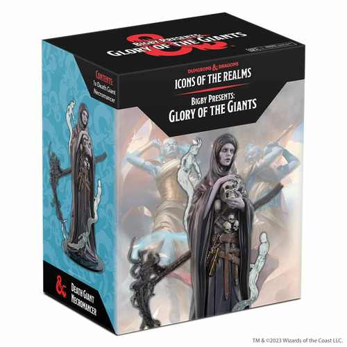 D&D Icons of the Realms: Bigby Presents - Glory of the Giants Death Giant Necromancer Boxed Miniature